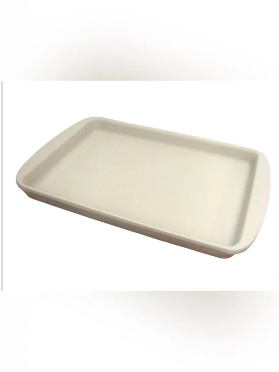 Pampered Chef Stoneware Bar Pan Cookie Sheet 9” X 14”