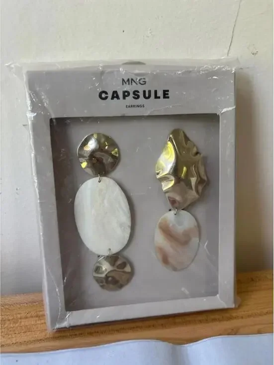 MNG Mango chunky statement‎ earrings