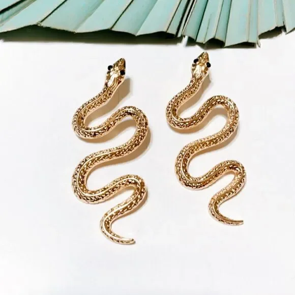 snake dangle earrings S89