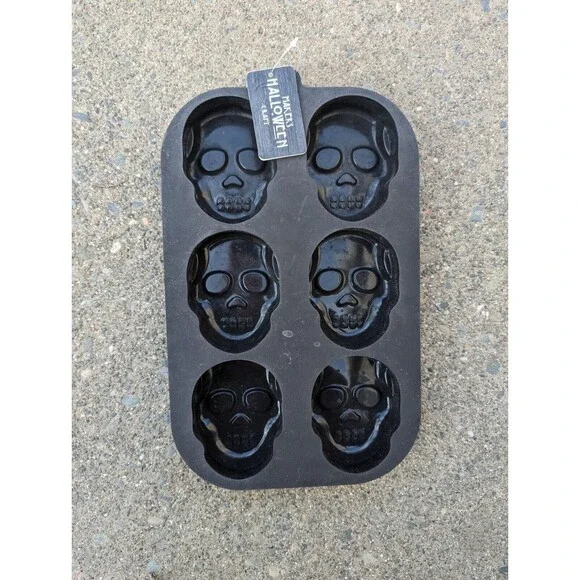 Silicon Baking Mold Skulls Halloween Day of the Dead