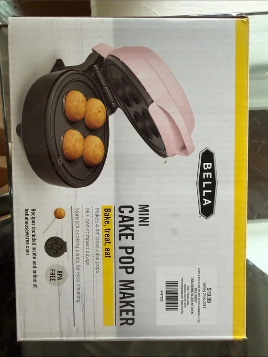 Bella Mini Cake Pop Maker - Pink