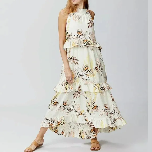 Free People Anita High/Low Maxi Dress XS