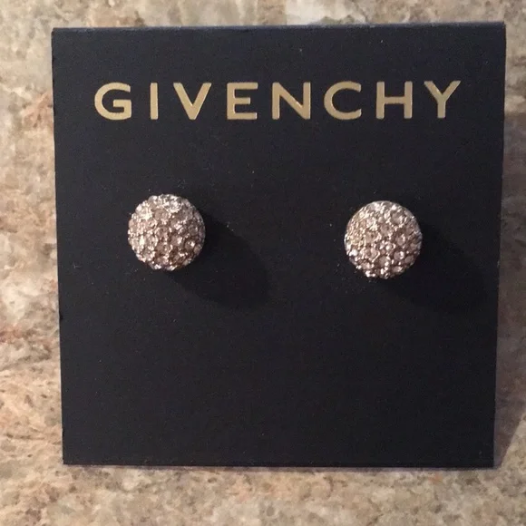 Givenchy NWT Dome Stud Pierced Earrings