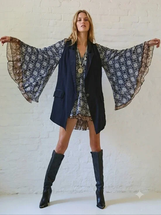 Free People Gabi Tunic Dress Size XS Boho Festival