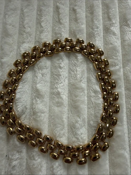 Gold Beaded Statement Necklace - Women Jewelry Erwin pearl