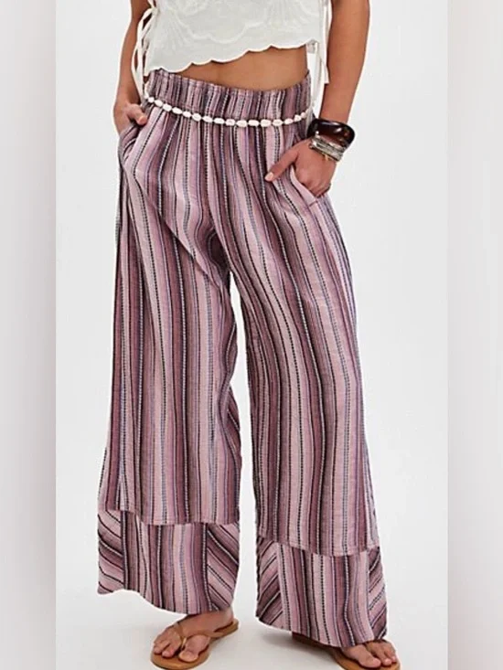 Free People Days End Stripe Pants