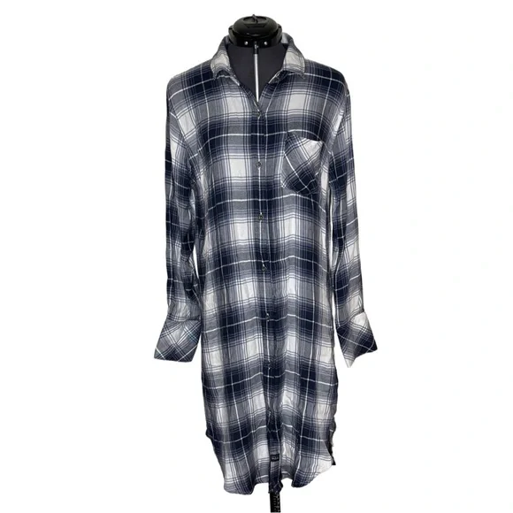 Rails x free people Longline Plaid Flannel Tunic