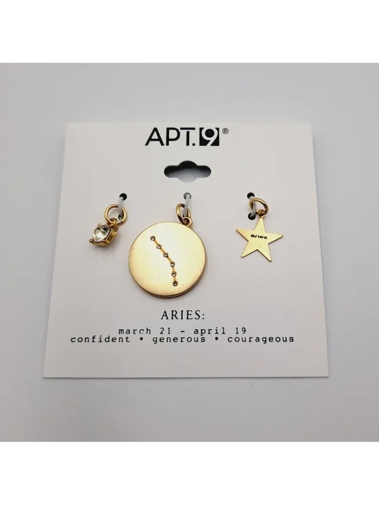 Aries Zodiac Pendant Charm Set