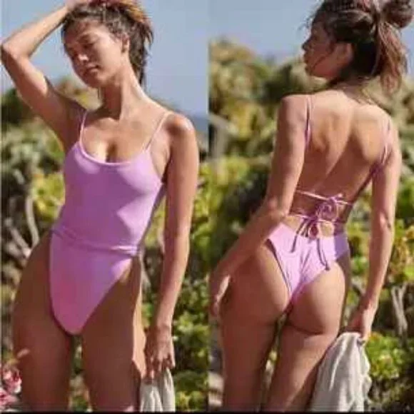 New Free People x Mare Perpetua Essential one piece swimsuit Violet