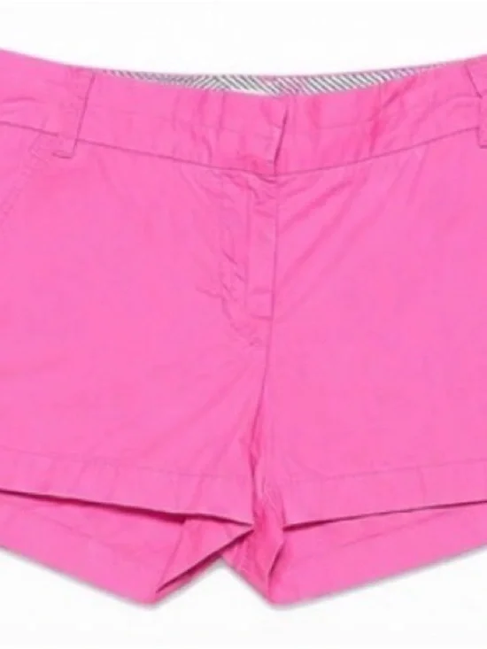 J. Crew Hot Pink Women's Cotton Bermuda Shorts