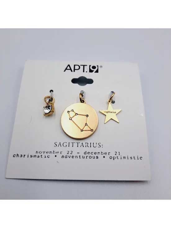 Sagittarius Zodiac Pendant Charm Set
