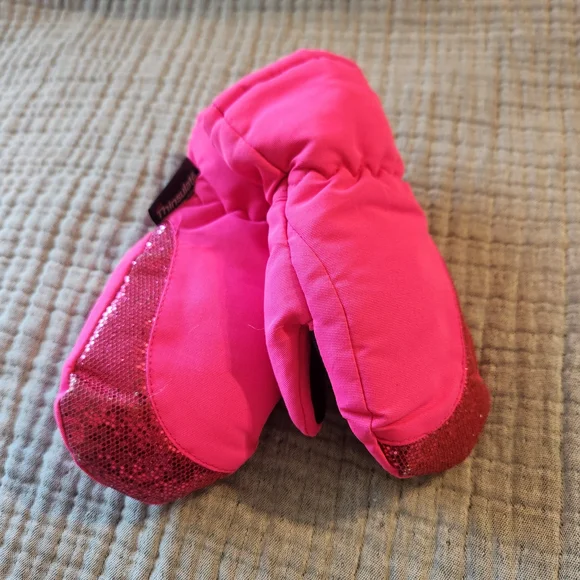 Joe Boxer girls pink thinsulate so gloves toddler One Size