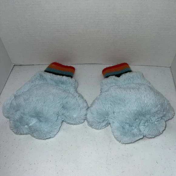 Magical Tickle Monster Mitts Blue Gloves Mittens Plush Share Gift Of Laughter