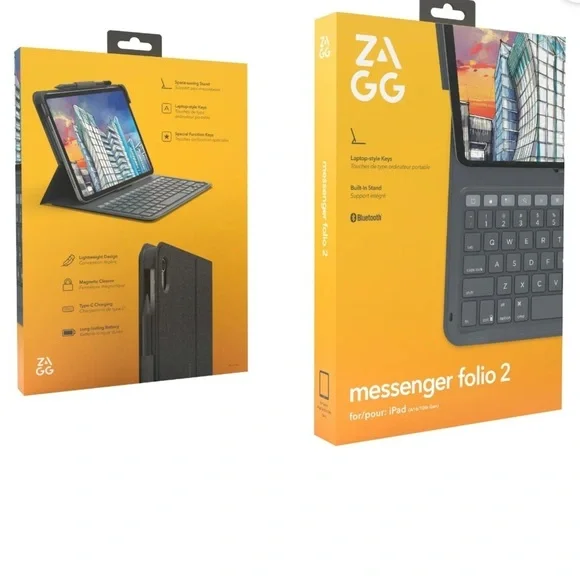 ZAGG Messenger Folio 2 Keyboard Case – iPad 10th Gen
