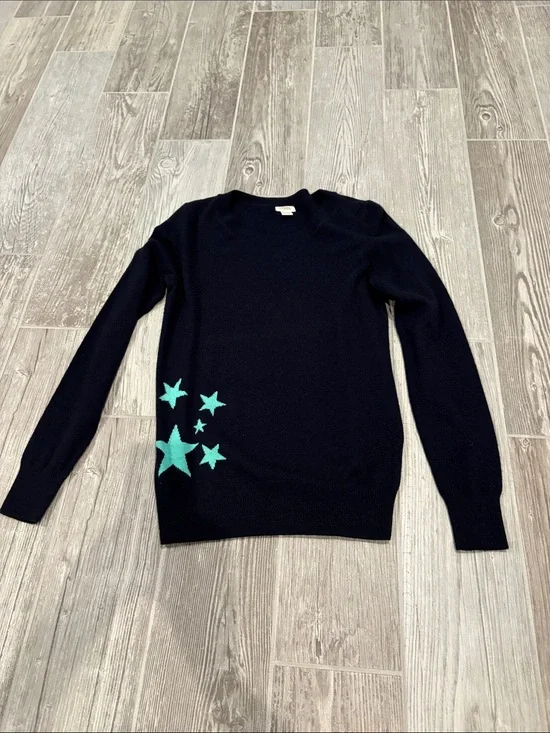 Navy Women's Star-Accent Sweater
