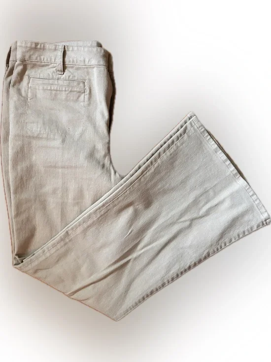 Women’s J Crew Flare Pants in khaki
