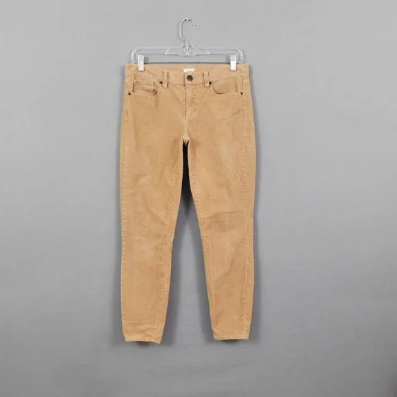 J. Crew Women Brown‎ Corduroy Pants 28