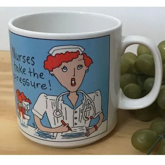 #1252 Vintage Nurse MEDICAL DR ceramic coffee mug