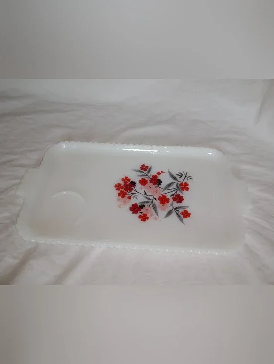 Mid Century Fire King Replacement Primrose Teacup Plate 1960s MCM Cottagecore