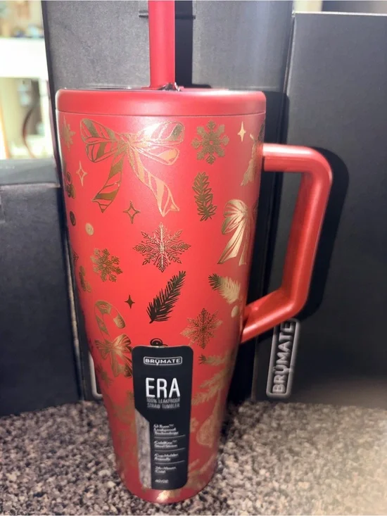 Brümate ERA Holiday Red Travel Tumbler