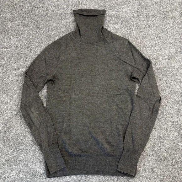 J Crew Mercantile Women's 2XS Gray Merino‎ Wool Blend Turtleneck