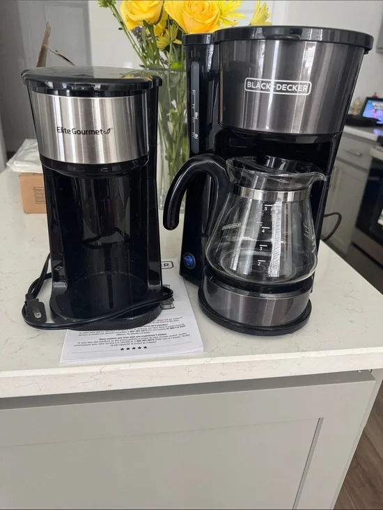 Black + Decker 4 in One Coffee and Elite Gourmet