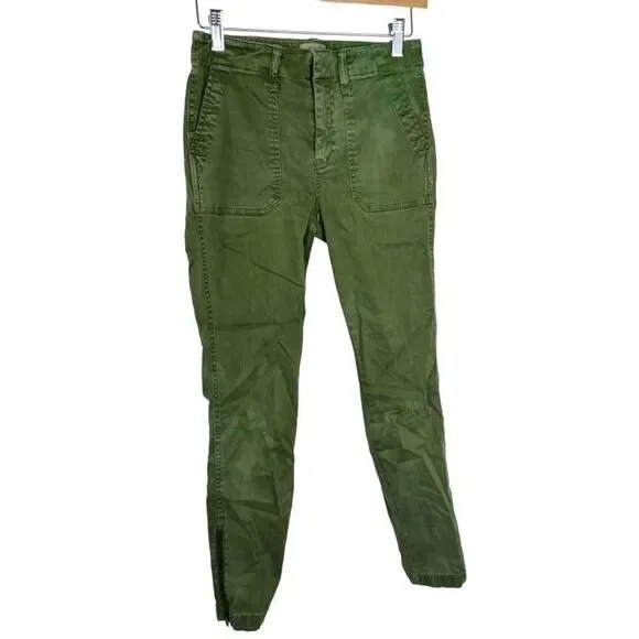 J.Crew Green Skinny Cargo Jeans Pants Size 25‎