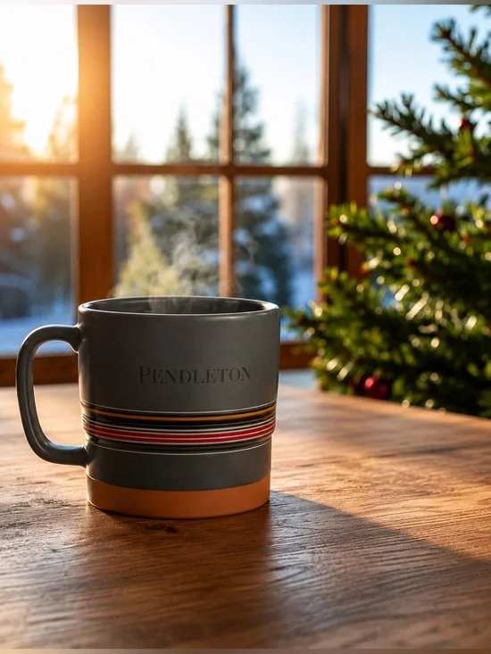 Pendleton Mountain Stripes Stoneware Mug 18 oz National Parks Collection