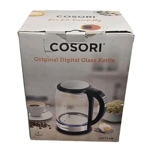 COSORI CO117-DK Original Digital Glass Electric Kettle 1.7L New Open Box