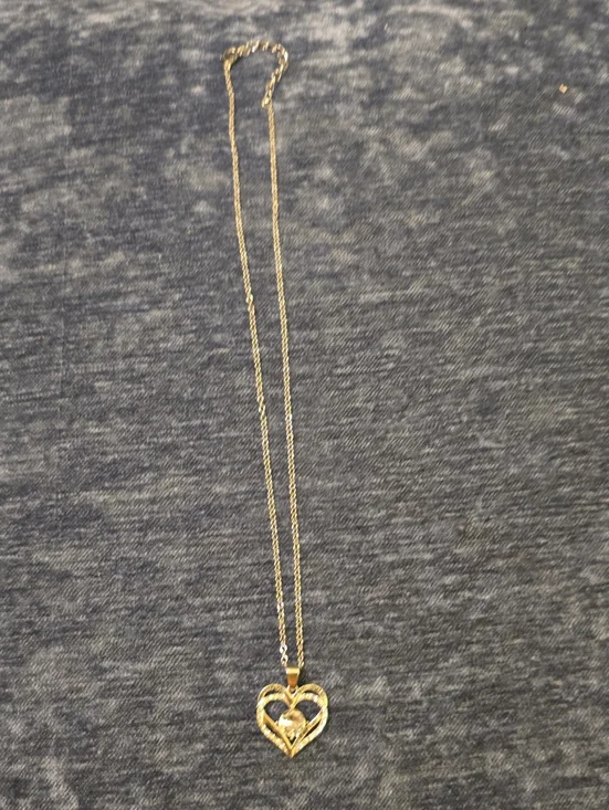 Heart Pendant Necklace - Women's Jewelry