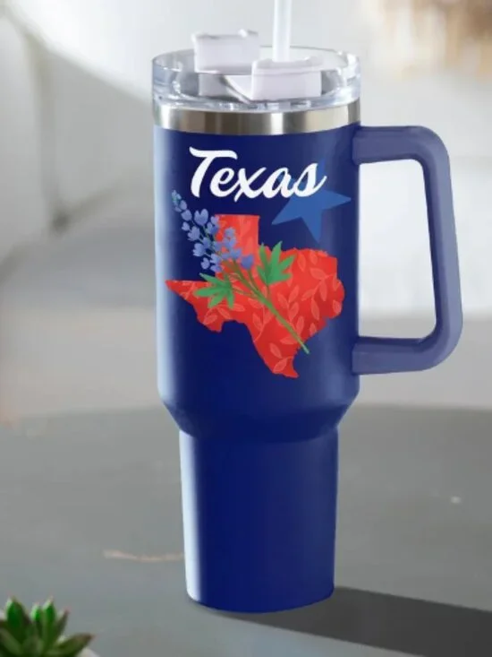 TX Blue 40 oz. Canyon Cup