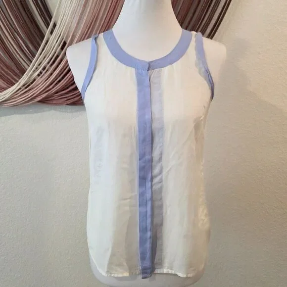 J. Crew Lightweight Button Up Tank Top Sz 0