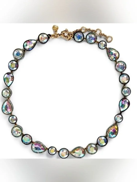 J.Crew Brulee Iridescent Sea Glass‎ Necklace