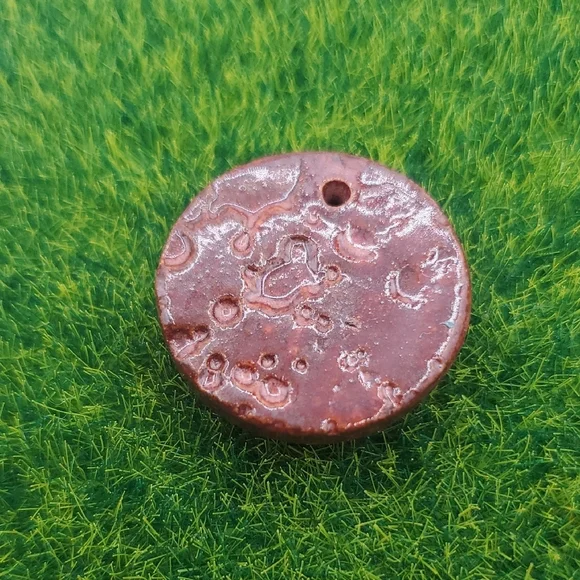 Lava Ceramic‎ Round Pendant P307