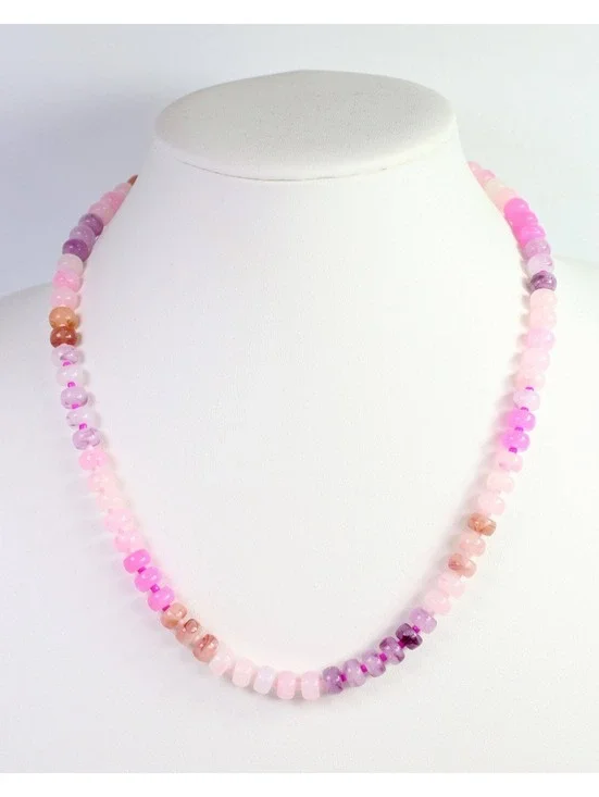 Caroline Hill Cape San Blas Beaded Necklace - Pink