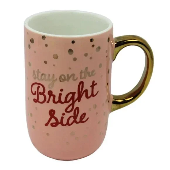 Jumbo Mug Modern Expressions Coffee Tea 20.6 oz Gift Stay On The Bright Side New