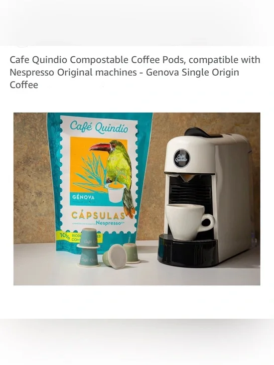 Café Quindío Gourmet Coffee Capsules Compatible Nespresso Machines 2x10-Pack lot