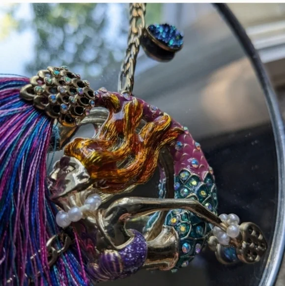 Very rare Vintage betsey johnson mermaid necklace