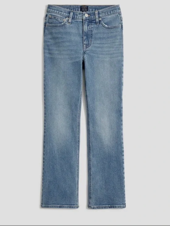 J.Crew Mid-Rise Flare Crop Jeans – Women’s Size 28.