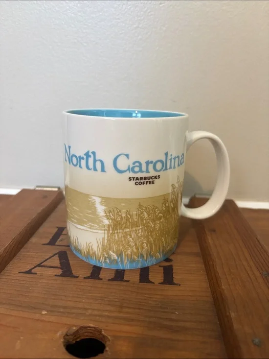 Starbucks North Carolina Mug 16 oz Global Icon Series Coffee Cup Retired 2011