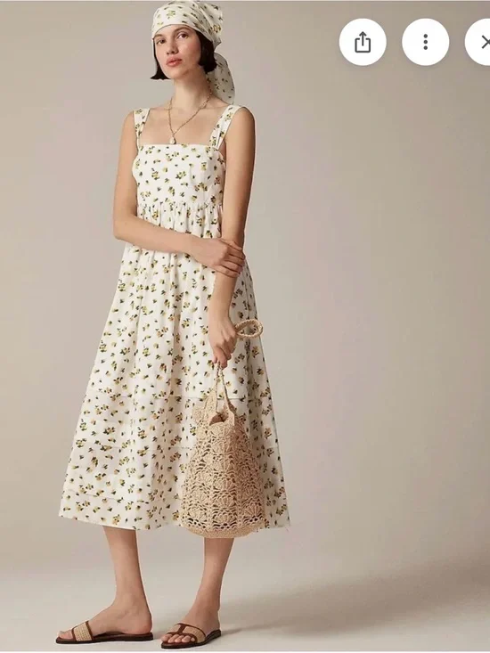 J. Crew Squareneck Dress