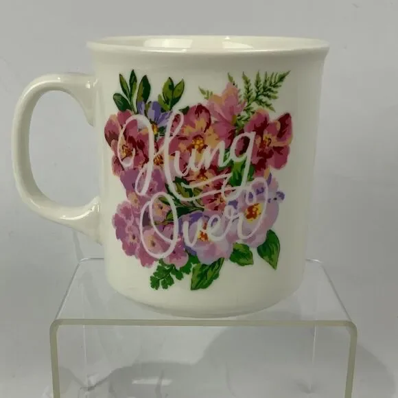 Muggin Out Fred HUNG OVER Floral Coffee/Tea Mug
