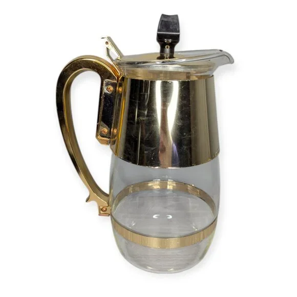 Vintage Silex Duette Coffee Tea Serving Carafe Mid Century Modern