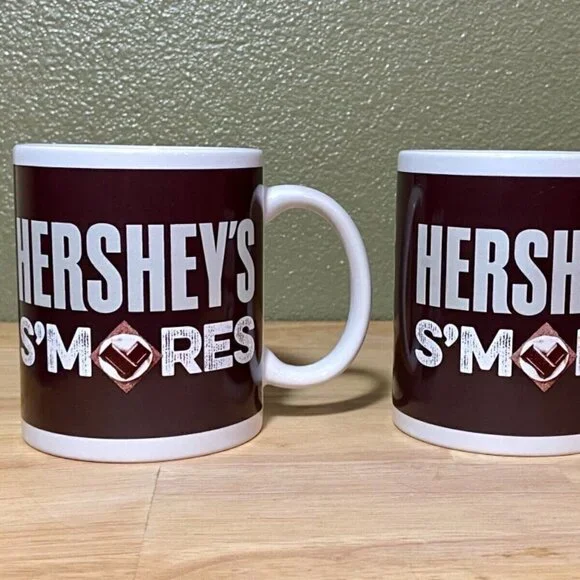Hershey’s S’mores Mugs • Set Of 2 • Galerie‎ • Dishwasher & Mircowave Safe • EUC