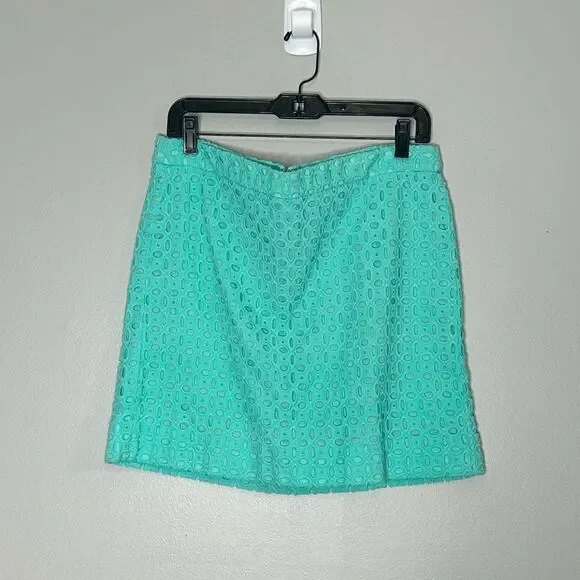 J.Crew Eyelet Mini Skirt