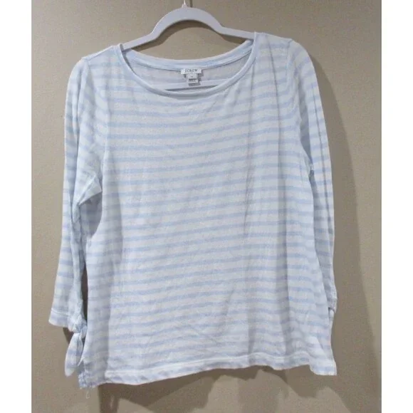 J.Crew Striped Blouse Women M