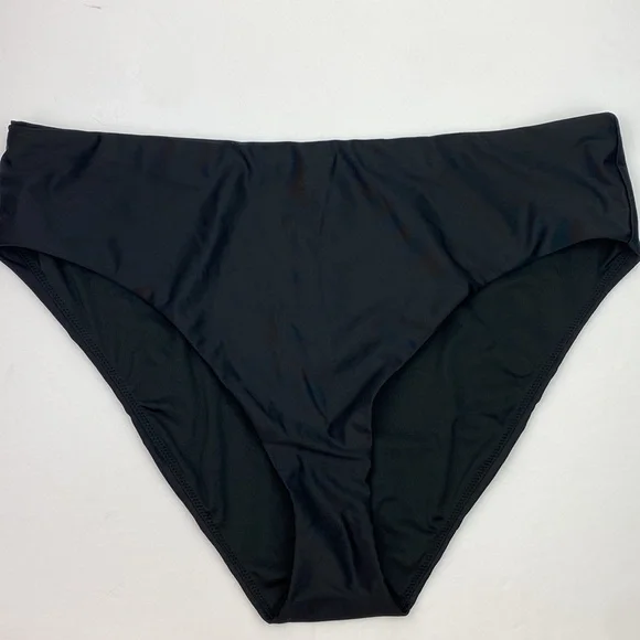 NWT J. Crew | Black High Rise Bikini Bottoms 2X Plus
