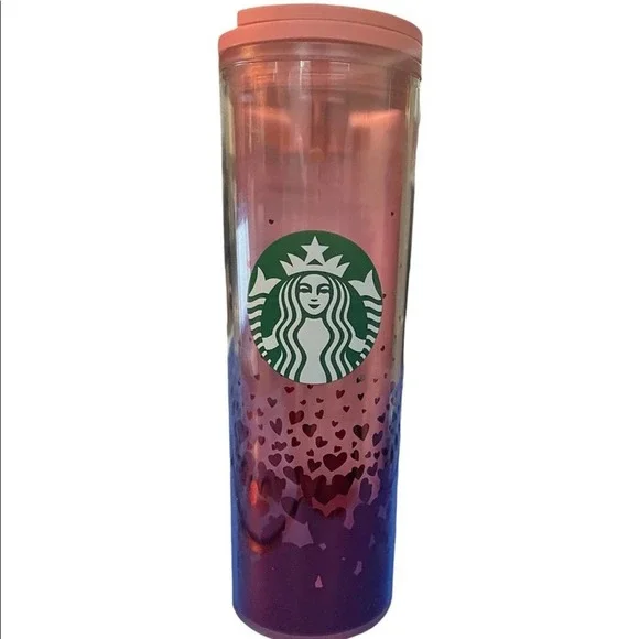 Starbucks‎ Grande Heart Ombré Tumbler Valentine’s Day 2022