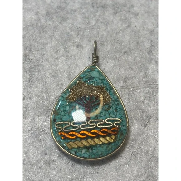 #52. Micro-mosaic Tree Pendant