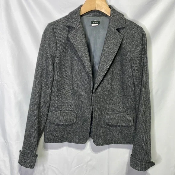 J.Crew 100% wool tweed jacket